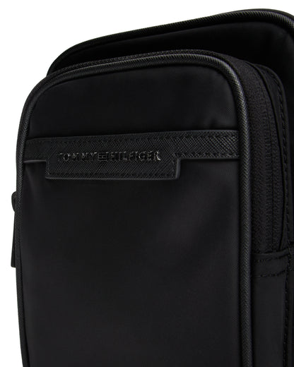 Tommy Hilfiger TH Repreve Mini Mens Reporter Bag - Black