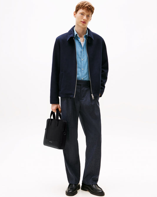 Tommy Hilfiger TH Central Mens Slim Computer Bag - Black