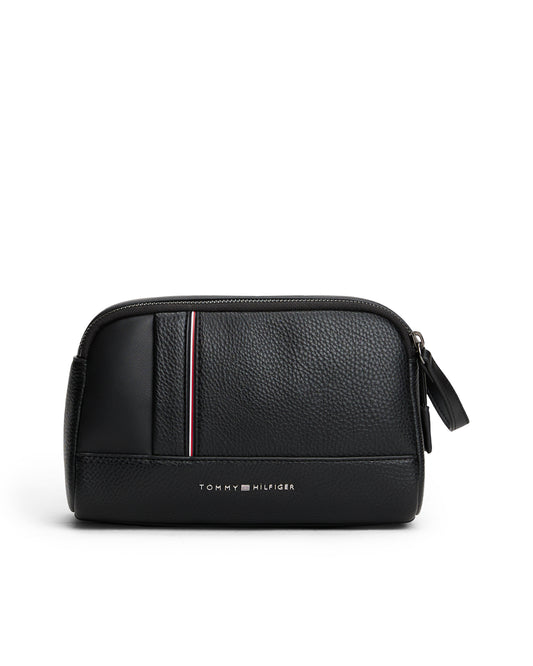 Tommy Hilfiger TH Central Mens Washbag - Black
