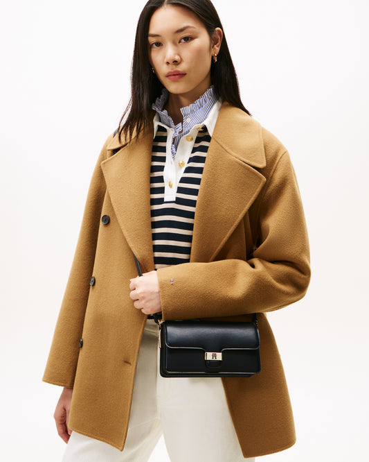 Tommy Hilfiger TH Heritage Mini Womens Crossover Bag - Black