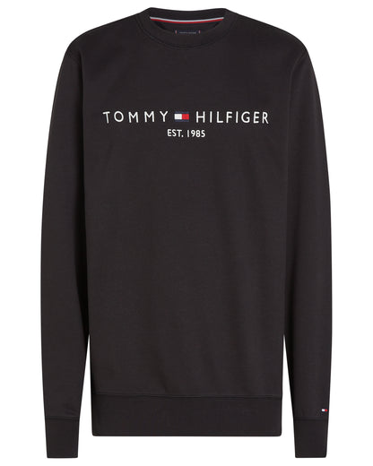 Tommy Hilfiger Tommy Logo Mens Sweatshirt - Black