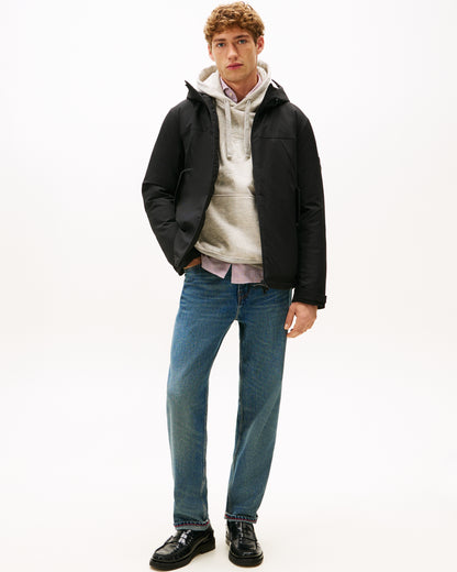 Tommy Hilfiger Tech Hooded Short Mens Padded Jacket - Black