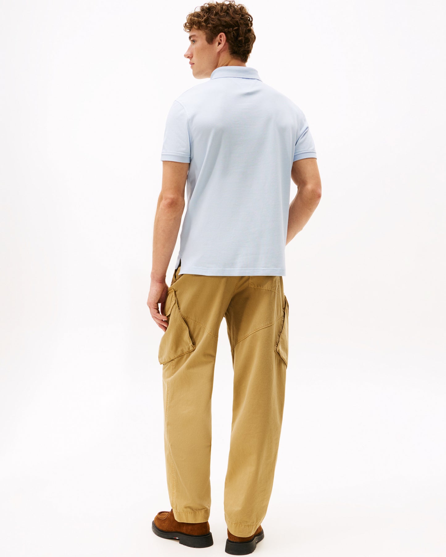 Tommy Hilfiger 1985 Regular Fit Mens Polo - Breezy Blue