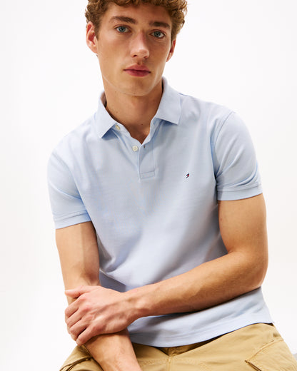 Tommy Hilfiger 1985 Regular Fit Mens Polo - Breezy Blue
