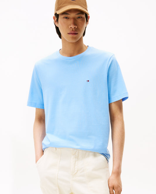 Tommy Hilfiger Essential Seasonal Regular Fit Solid Mens T-Shirt - Vessel Blue