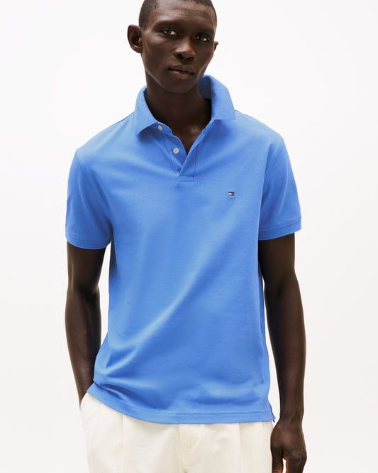 Tommy Hilfiger 1985 Regular Fit Mens Polo - Blue Spell