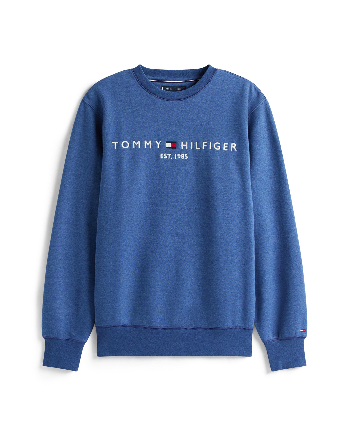 Tommy Hilfiger Tommy Logo Mens Sweatshirt - Aegean Sea Heather