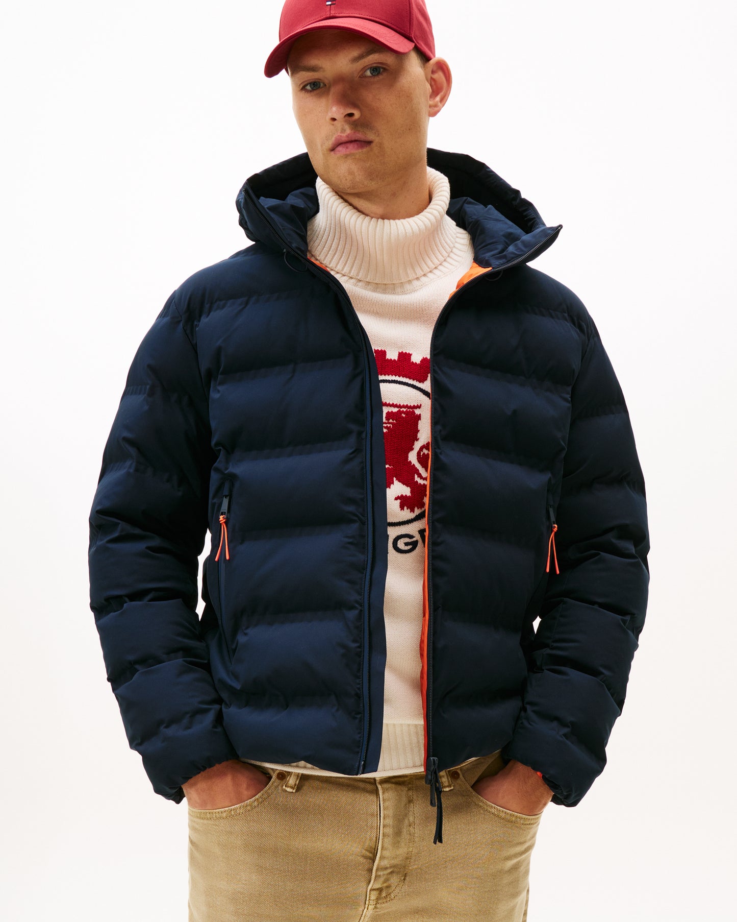 Tommy Hilfiger Tech Heat Sealed Mens Quilted Jacket - Desert Sky