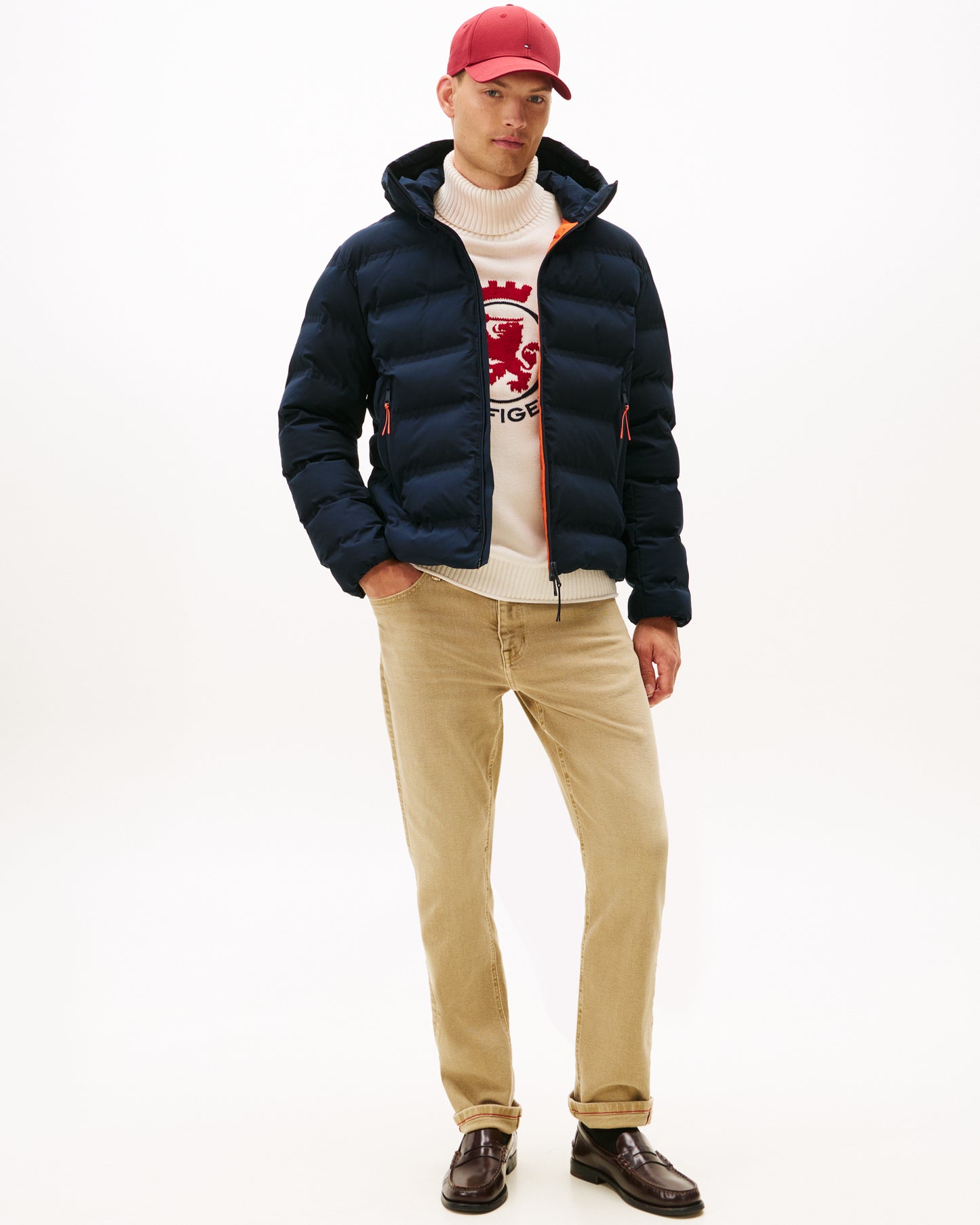 Tommy Hilfiger Tech Heat Sealed Mens Quilted Jacket - Desert Sky