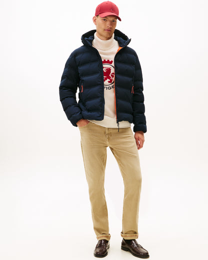 Tommy Hilfiger Tech Heat Sealed Mens Quilted Jacket - Desert Sky