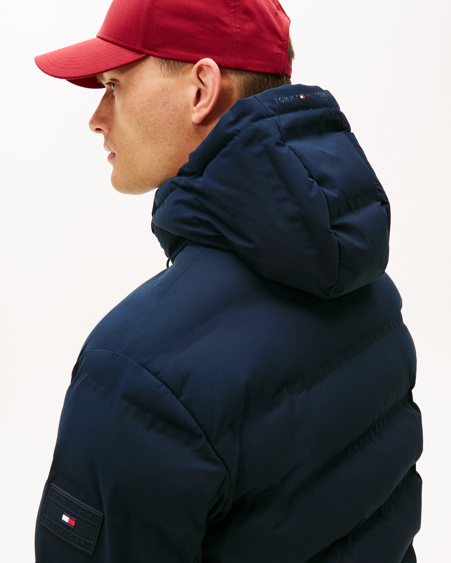 Tommy Hilfiger Tech Heat Sealed Mens Quilted Jacket - Desert Sky