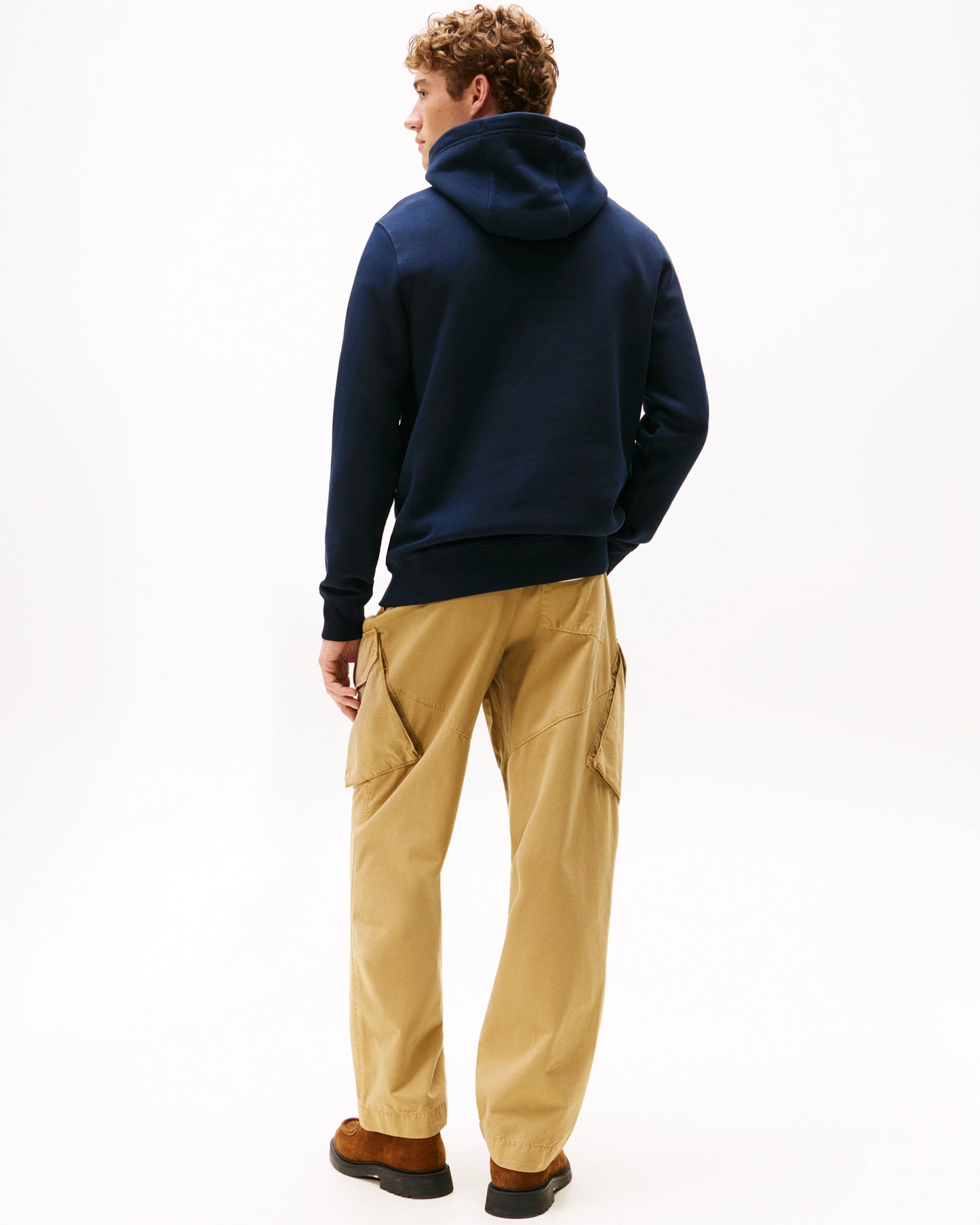 Tommy Hilfiger Oval Mens Graphic Hoodie - Desert Sky