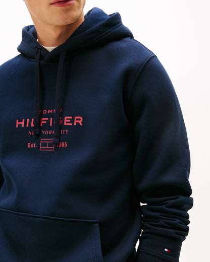 Tommy Hilfiger Oval Mens Graphic Hoodie - Desert Sky