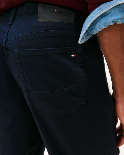 Tommy Hilfiger Essential Twill Denton Mens 5 Pocket Chinos - Desert Sky