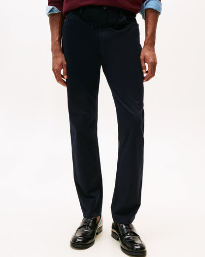 Tommy Hilfiger Essential Twill Denton Mens 5 Pocket Chinos - Desert Sky