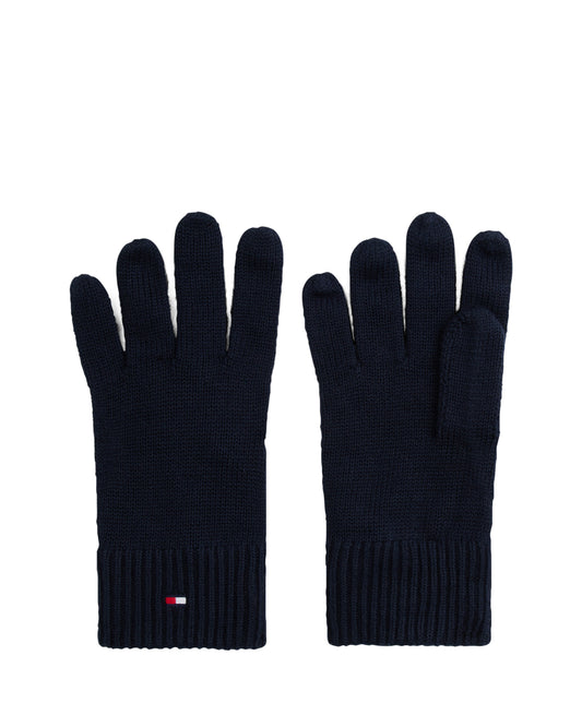 Tommy Hilfiger Essentials Flag Mens Gloves - Space Blue