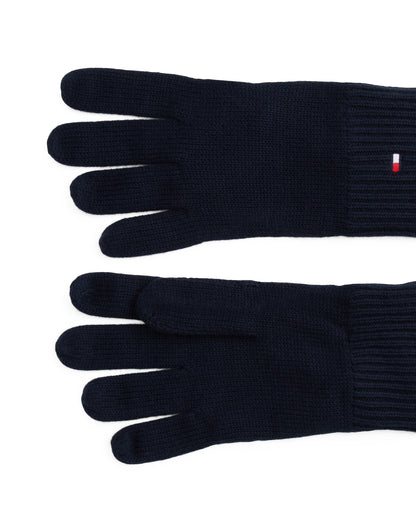 Tommy Hilfiger Essentials Flag Mens Gloves - Space Blue