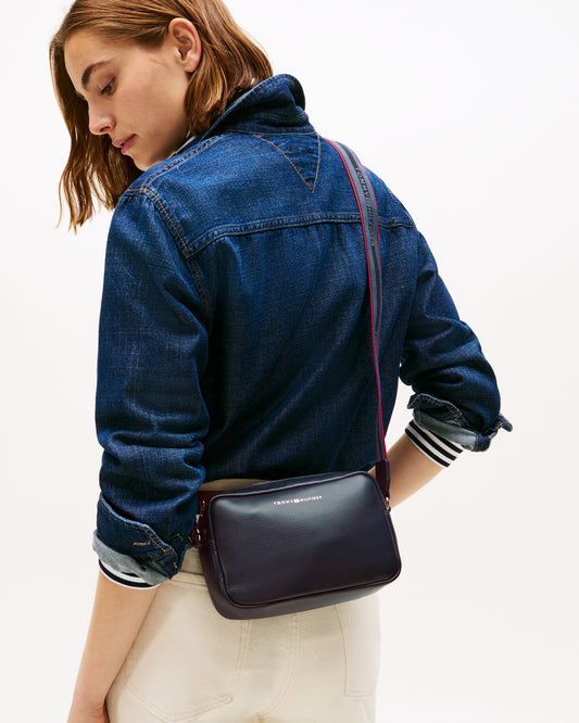 Tommy Hilfiger TH Logotape Womens Camera Bag - Space Blue