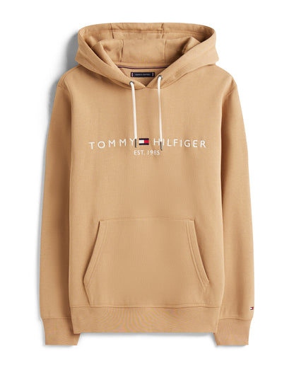 Tommy Hilfiger Tommy Logo Flex Fleece Hoodie - Timeless Camel