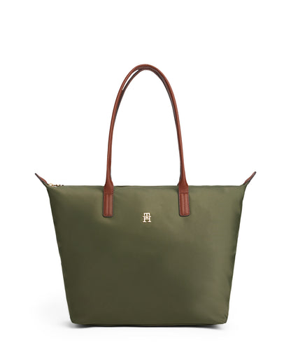 Tommy Hilfiger Popette Womens Tote Bag - Huntsman Green