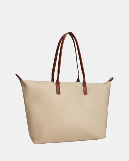Tommy Hilfiger Popette Womens Maxi Tote Bag - Sandalwood