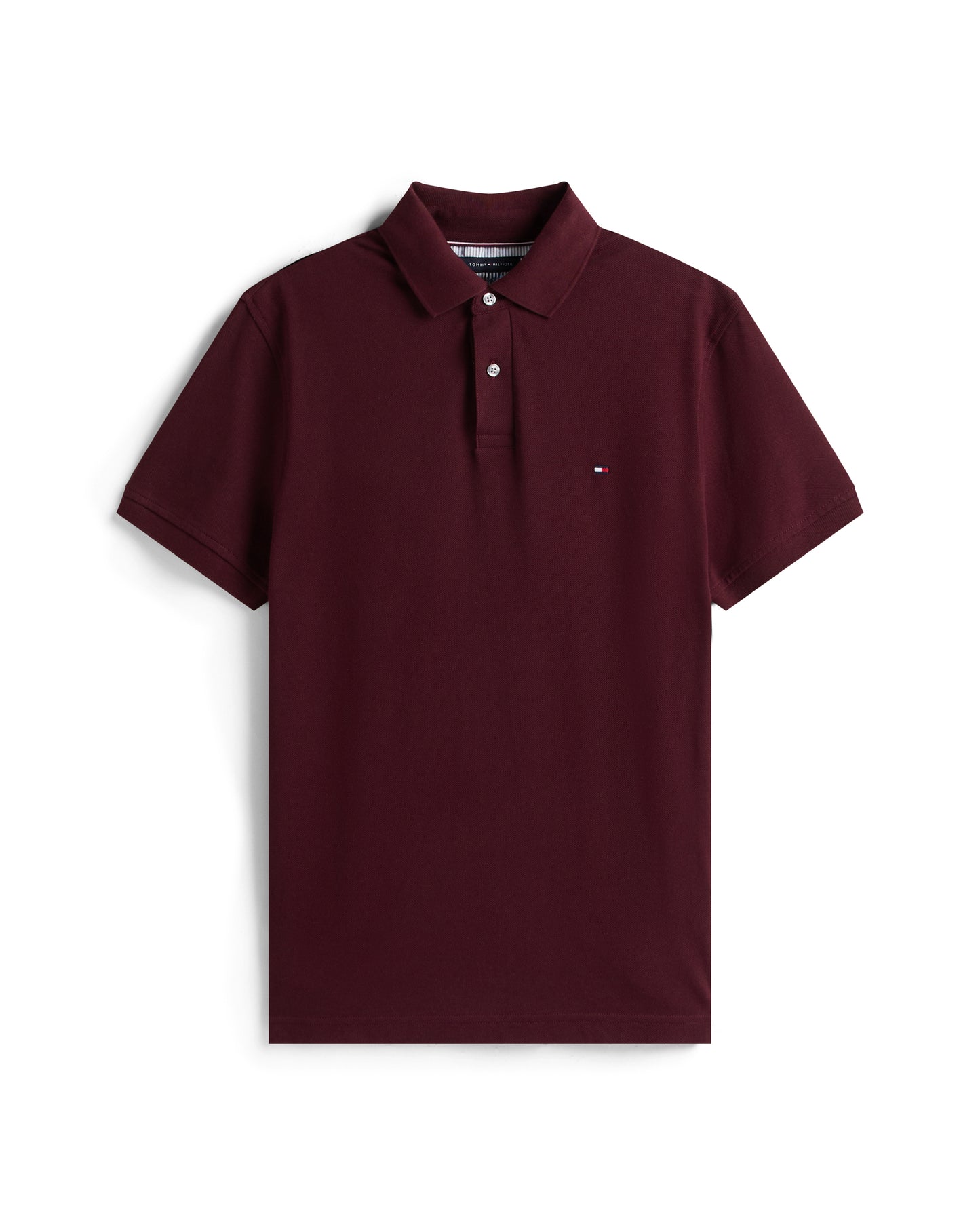 Tommy Hilfiger 1985 Regular Fit Mens Polo - Deep Burgundy