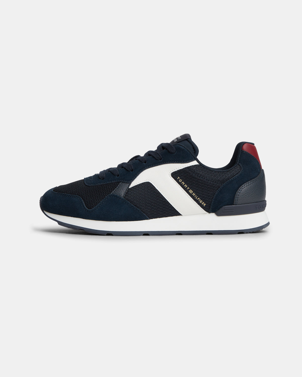 Tommy Hilfiger TH Core Mix Mens Trainers - Navy RWB