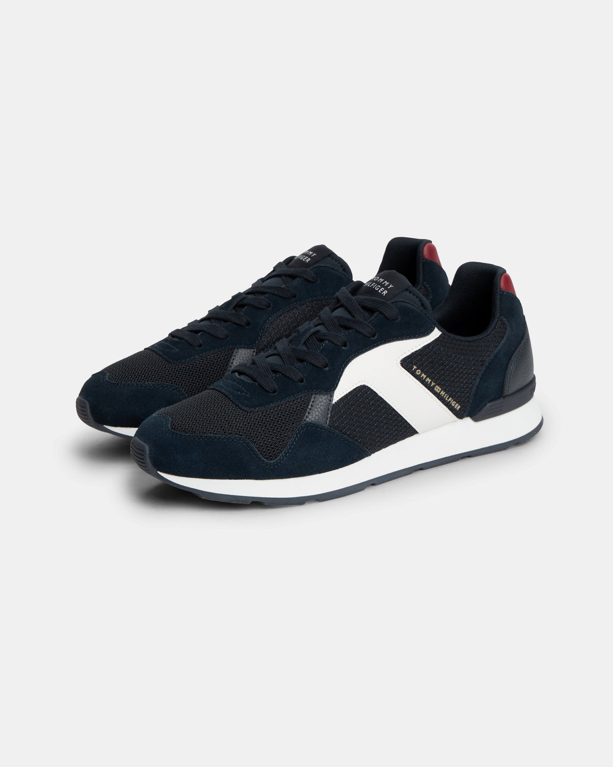 Tommy Hilfiger TH Core Mix Mens Trainers - Navy RWB