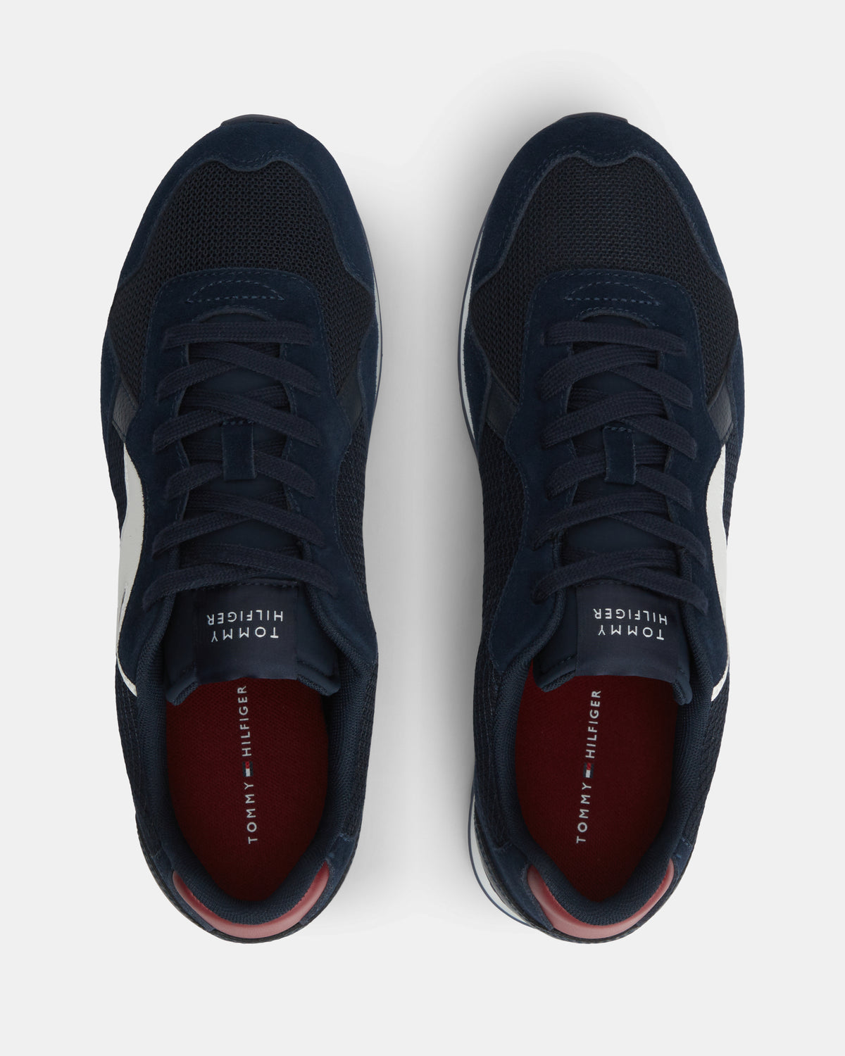 Tommy Hilfiger TH Core Mix Mens Trainers - Navy RWB