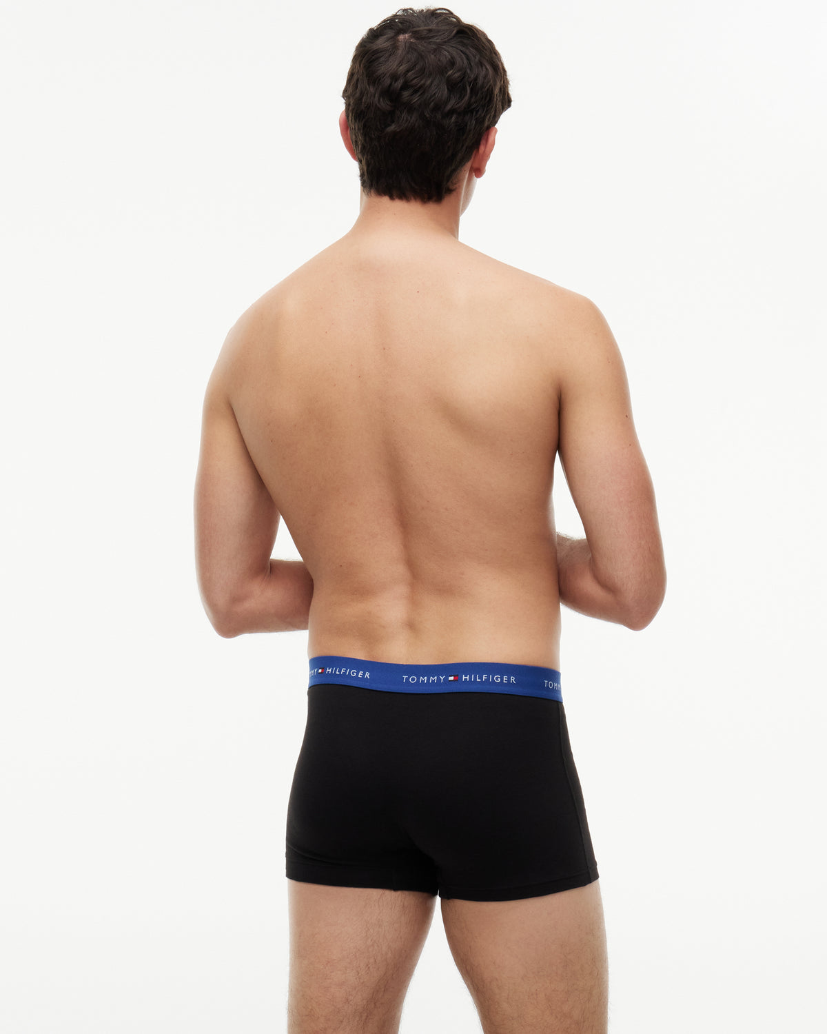 Tommy Hilfiger 7-Pack Logo Waistband Mens Trunks - Opulent Blue/Sky Blue/Noct Purple/Orange/Burgundy/Black/Blue Spell