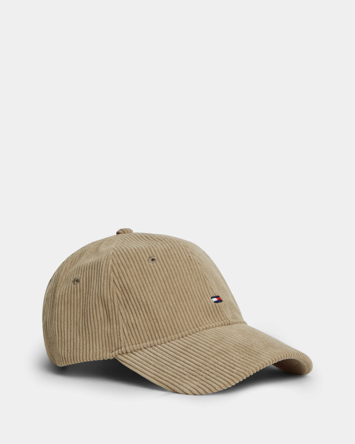 Tommy Hilfiger TH Flag Cord Mens 6 Panel Cap - Rustic Taupe | CHO | Designer Mens Caps