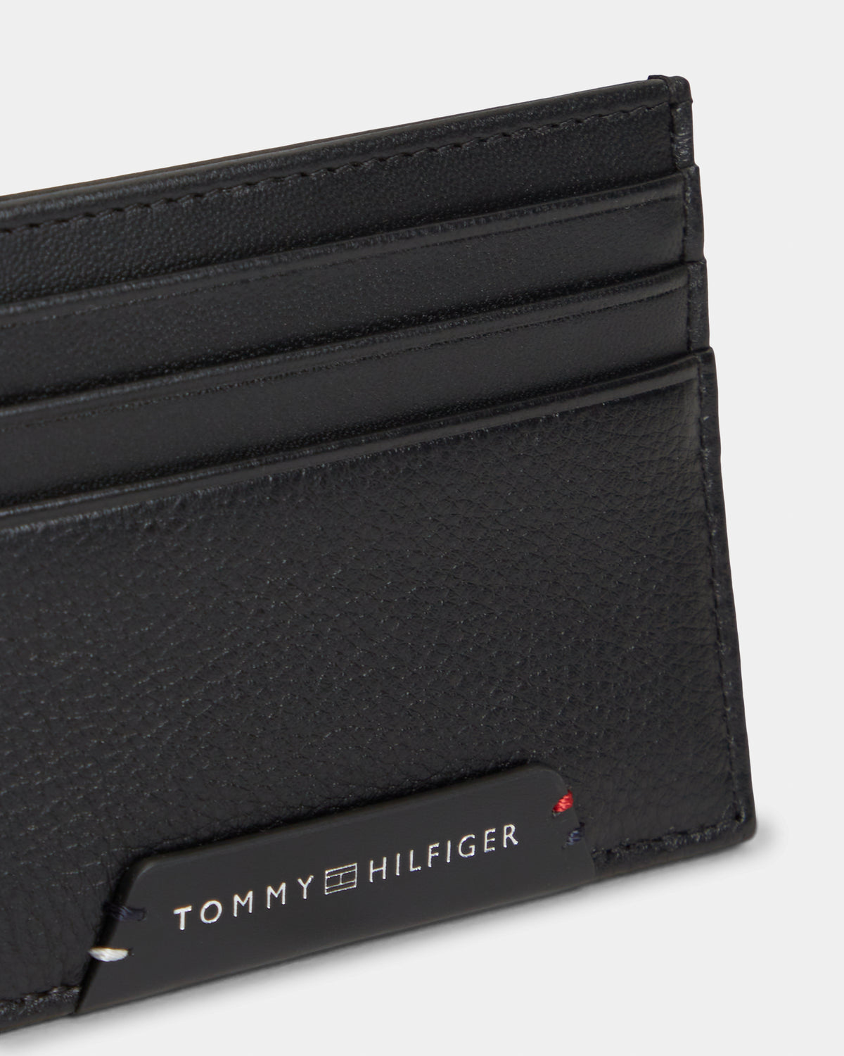 Tommy Hilfiger TH Corp Mens Card Holder - Black | CHO | Designer Mens Wallets