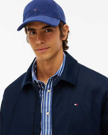 Tommy Hilfiger TH Flag Cord Mens 6 Panel Cap - Preppy Navy | CHO | Designer Mens Caps
