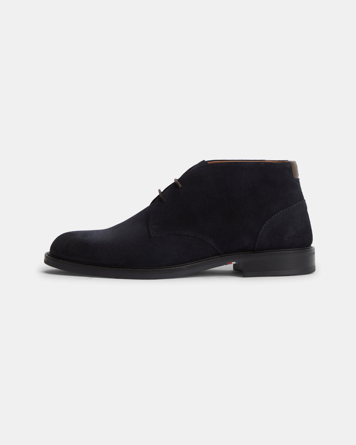 Tommy Hilfiger Corporate Dressy Suede Mens Lace Boots - Navy Blue