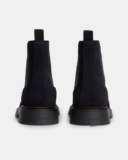 Tommy Hilfiger Corporate Casual Suede Mens Chelsea Boots - Navy Blue