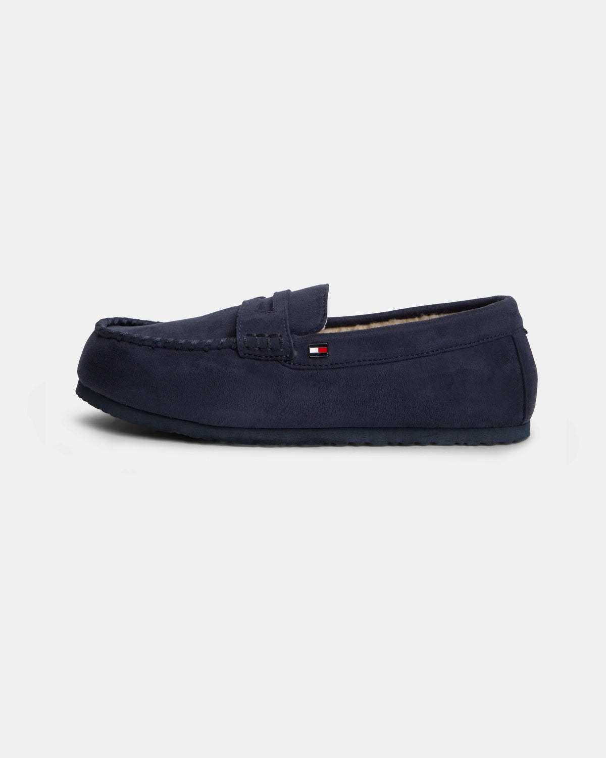 Tommy Hilfiger Driver Mens Hilfiger House Shoes - Navy Blue