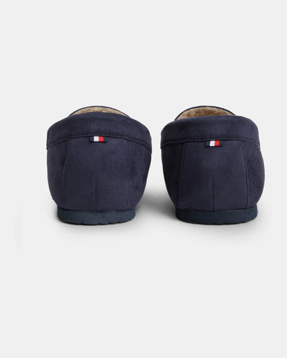Tommy Hilfiger Driver Mens Hilfiger House Shoes - Navy Blue