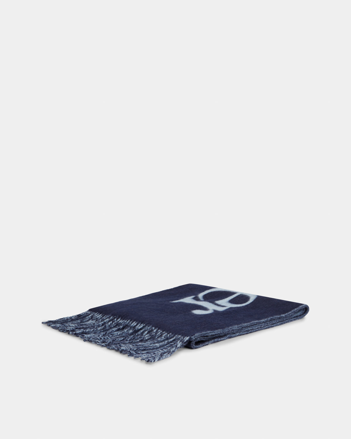 Tommy Hilfiger TH Script Womens Woven Scarf - Space Blue | CHO | Designer Womens Scarves