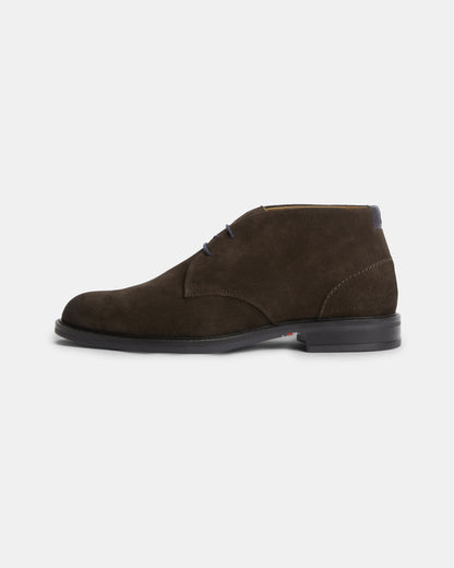 Tommy Hilfiger Corporate Dressy Suede Mens Lace Boots - Cocoa