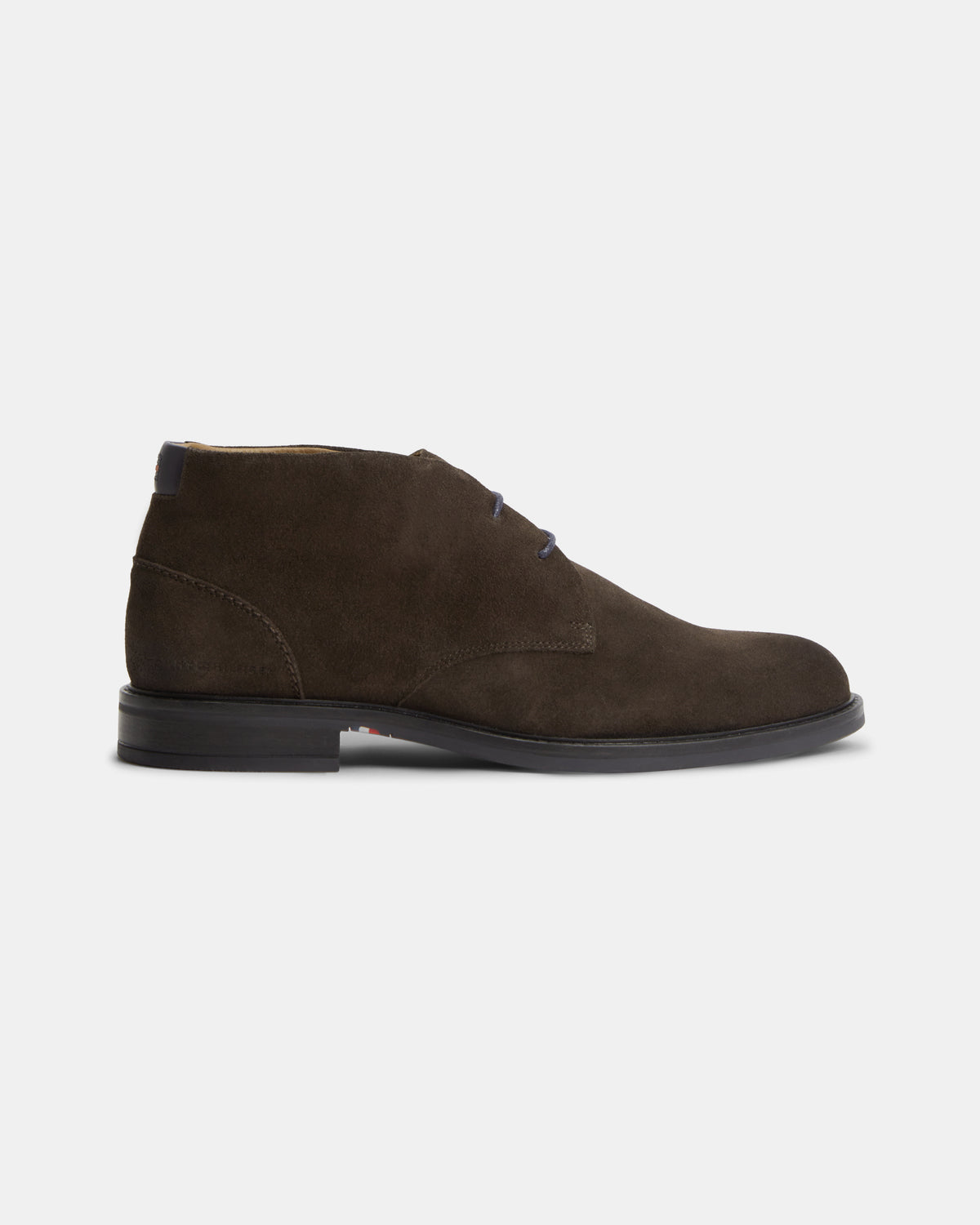 Tommy Hilfiger Corporate Dressy Suede Mens Lace Boots - Cocoa