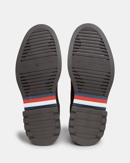 Tommy Hilfiger Corporate Casual Suede Mens Chelsea Boots - Cocoa