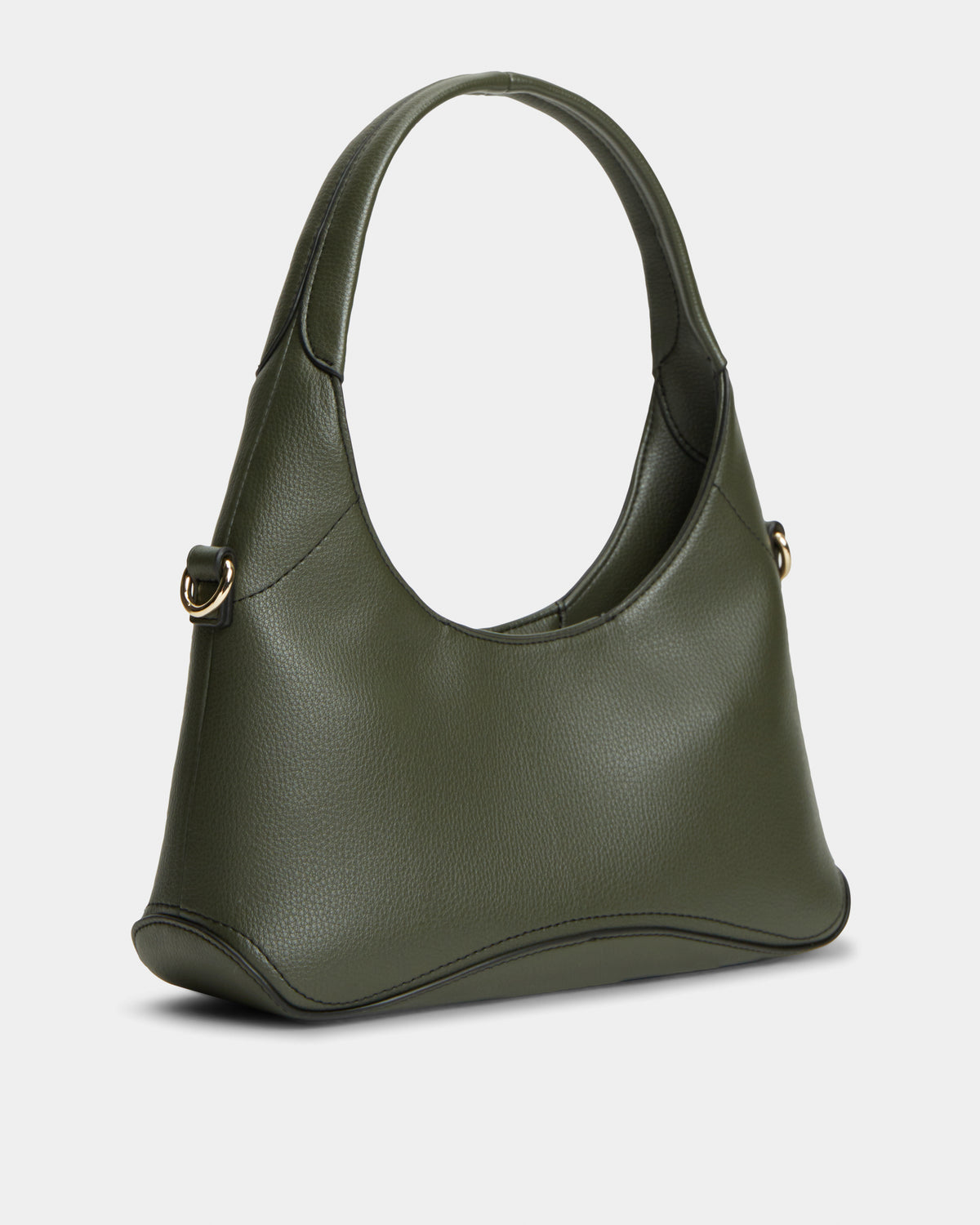 Tommy Hilfiger TH Everyday Womens Mini Hobo Bag - Dark Olive | CHO | Designer Womens Shoulder Bags