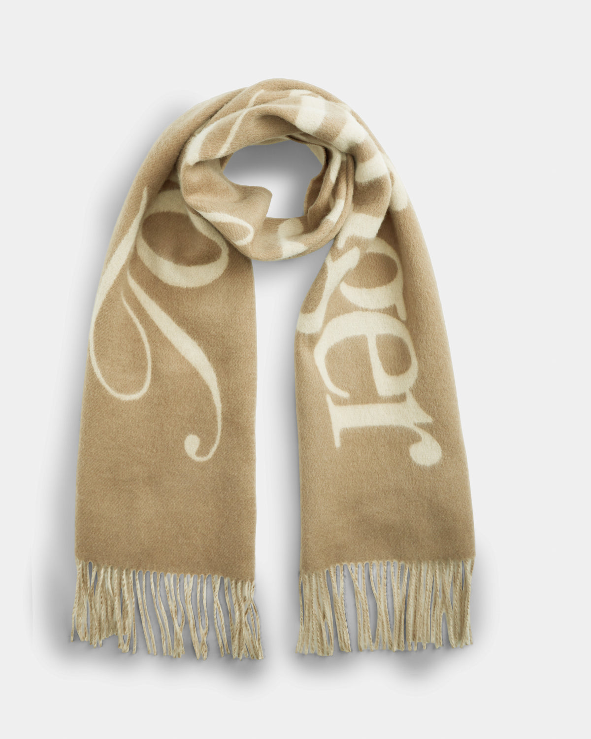 Tommy Hilfiger TH Script Womens Woven Scarf - Tundra Moss | CHO | Designer Womens Scarves