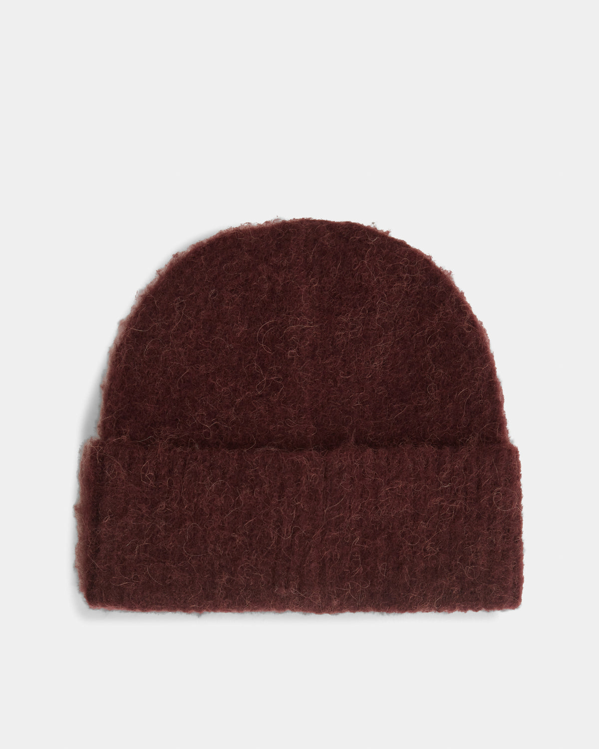 Tommy Hilfiger TH Elevated Chic Womens Beanie - Deep Burgundy | CHO | Designer Womens Beanies