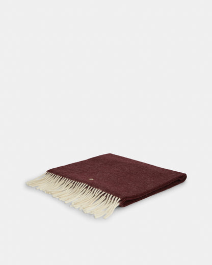 Tommy Hilfiger TH Elevated Chic Womens Woven Scarf - Deep Burgundy | CHO | Designer Womens Scarves