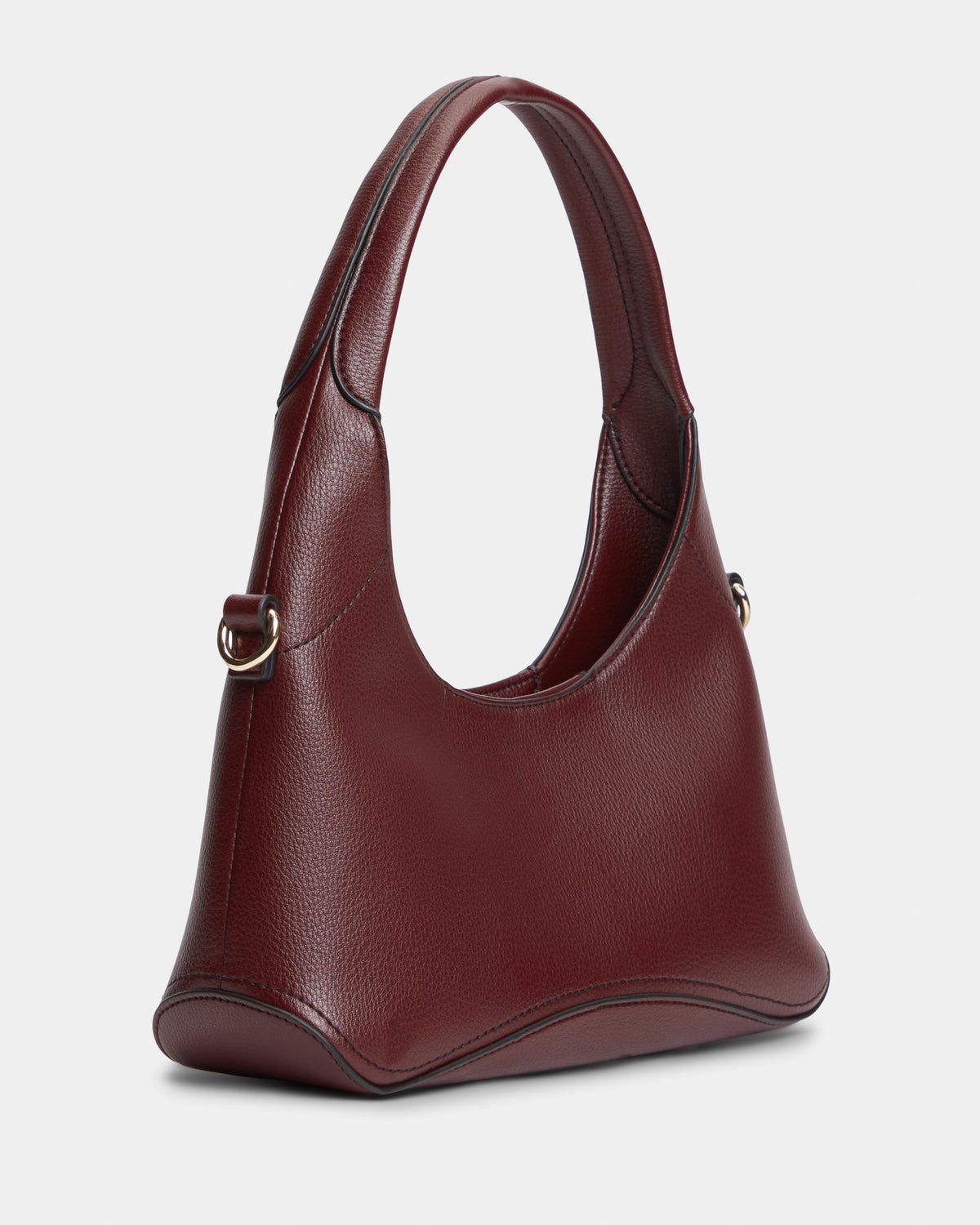 Tommy Hilfiger TH Everyday Womens Mini Hobo Bag - Oxblood | CHO | Designer Womens Shoulder Bags