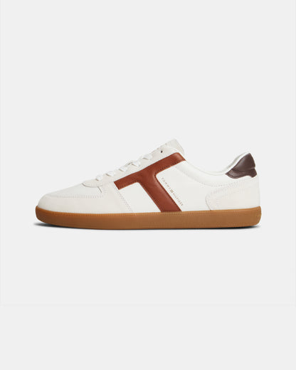 Tommy Hilfiger TH Tribeca Mix Mens Trainers - Ecru