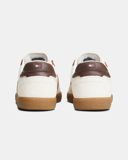 Tommy Hilfiger TH Tribeca Mix Mens Trainers - Ecru