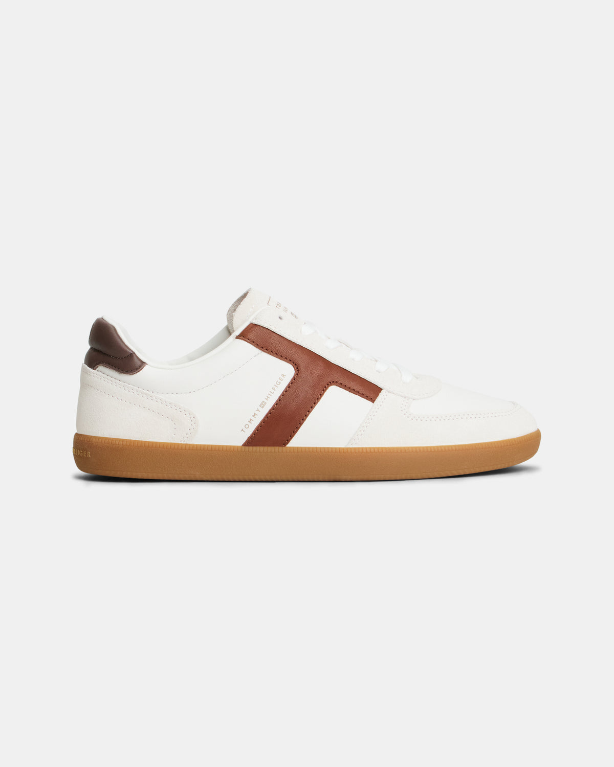 Tommy Hilfiger TH Tribeca Mix Mens Trainers - Ecru