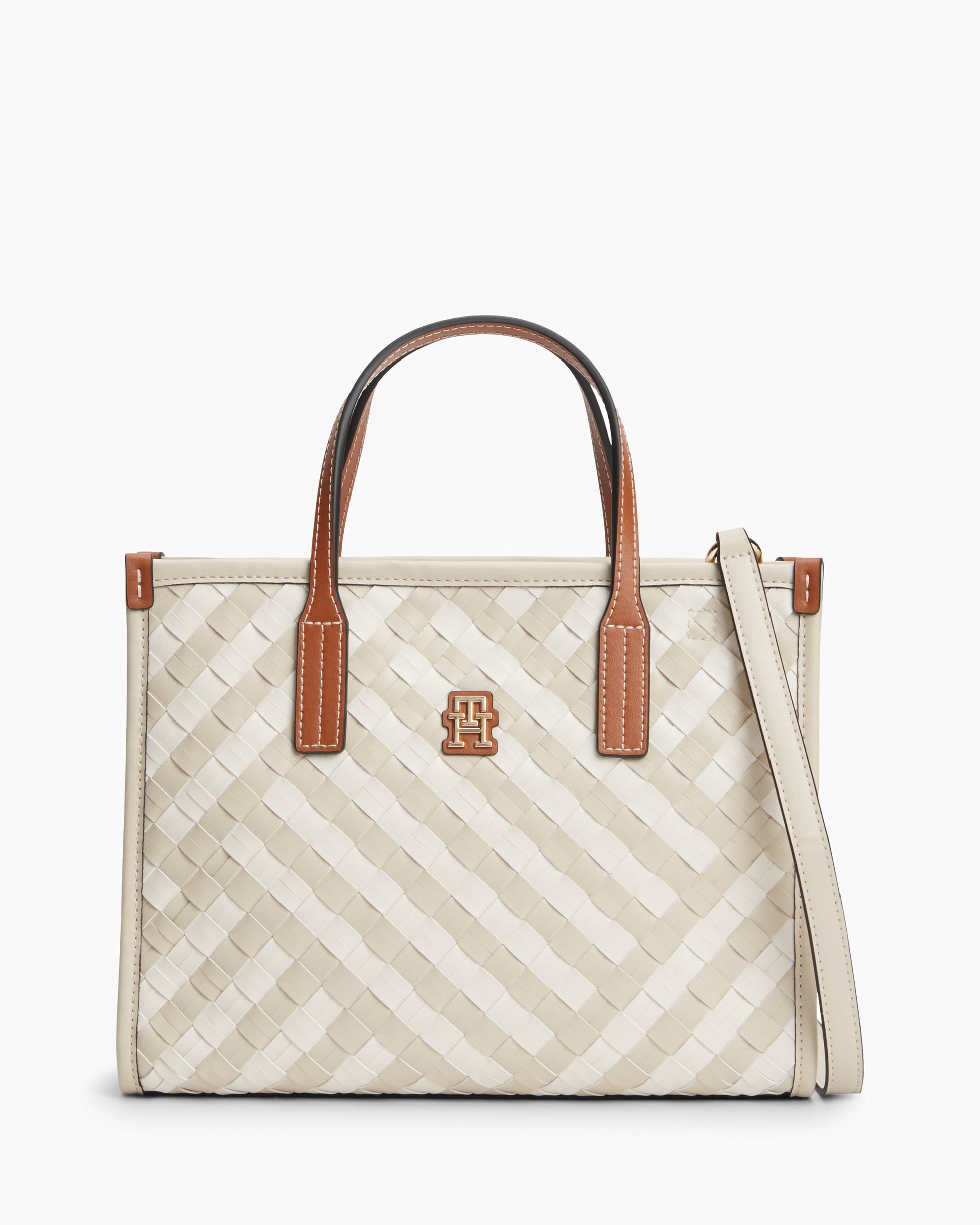 Tommy Hilfiger TH City Womens Mini Tote Bag - Neutral Mix | CHO | Designer Womens Tote Bags